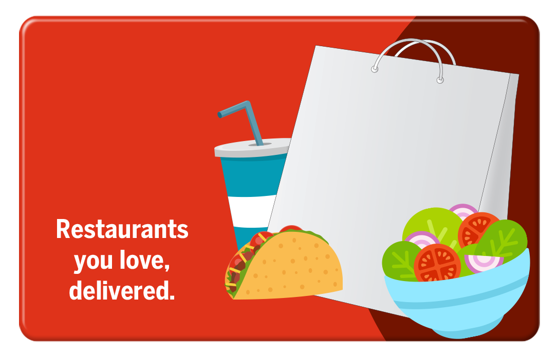Food Delivery Gift Card 4