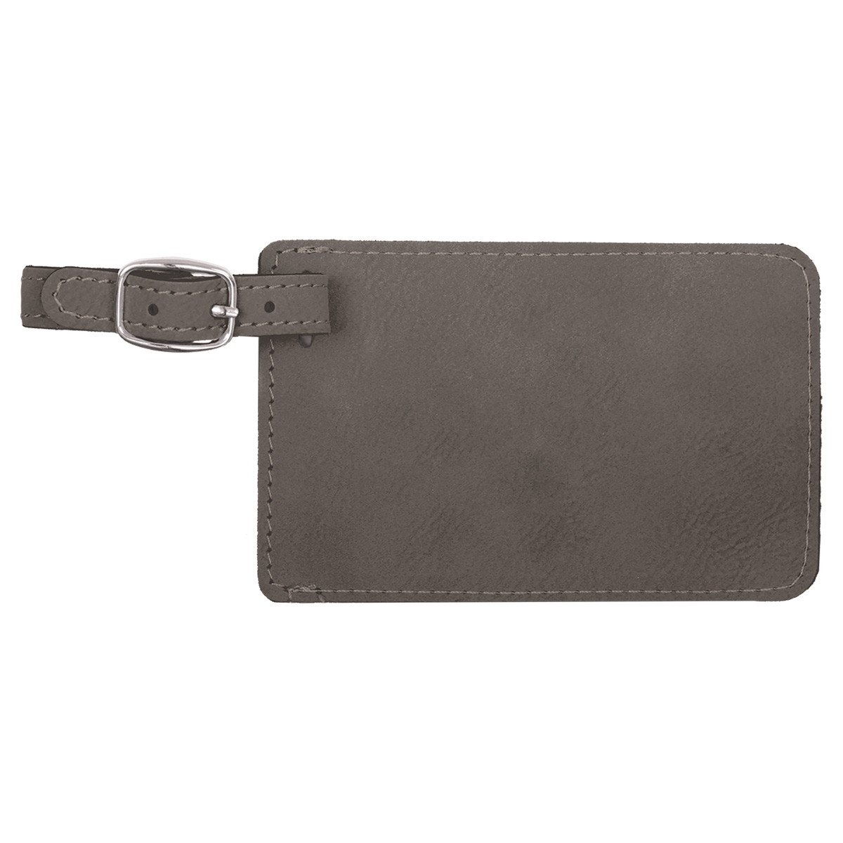 Gray Leatherette Luggage Tag 5