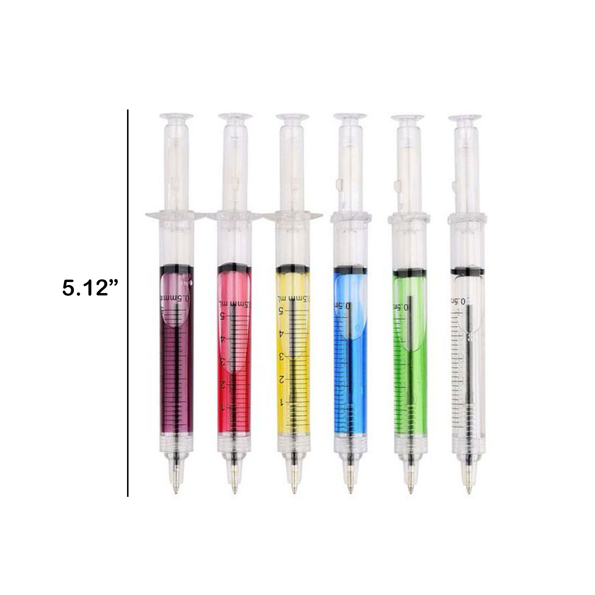 Syringe Ballpoint Pen Shape Oily Rollerball 8