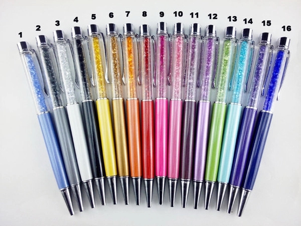 Crystal pen with diamond top 7