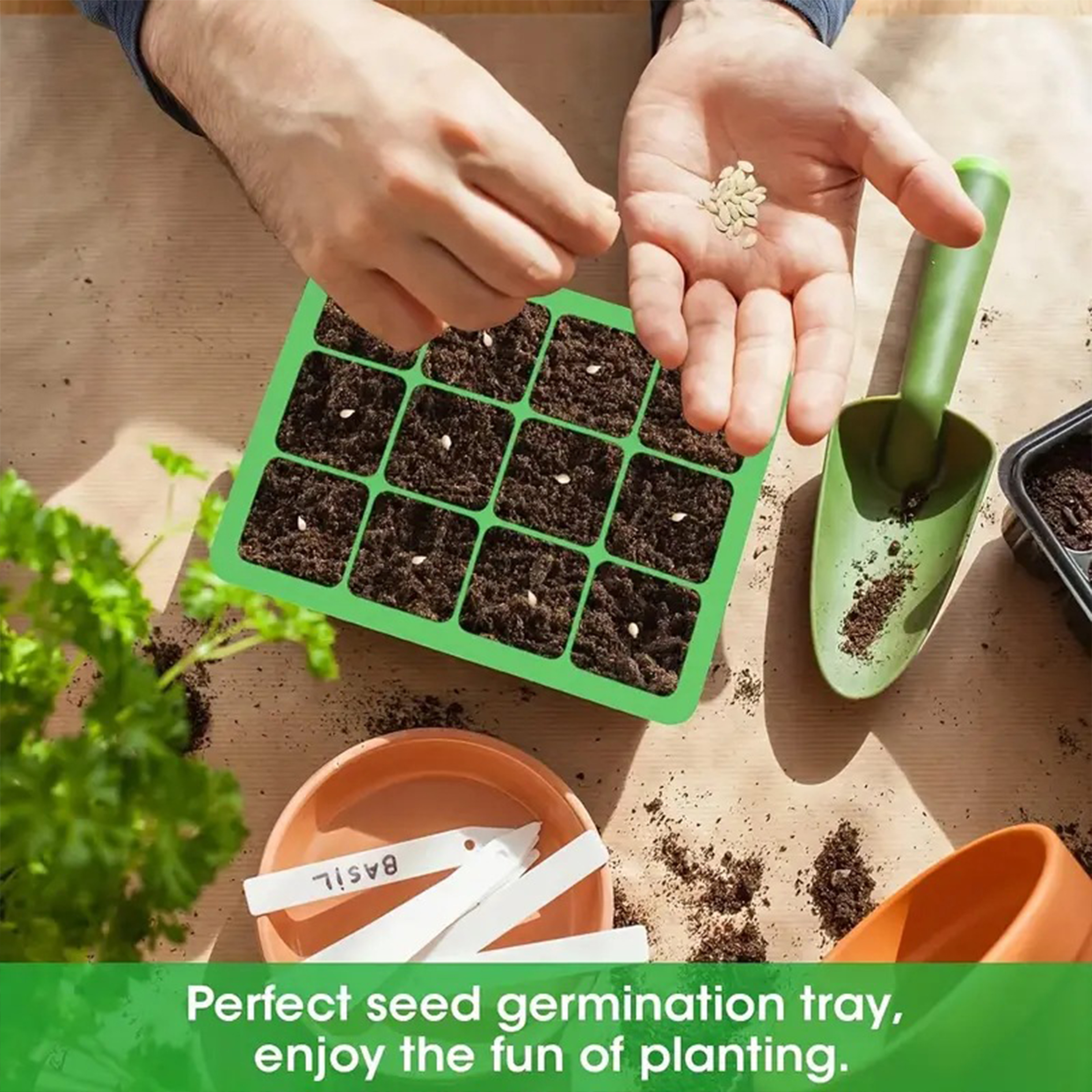 Silicone Anti Drop Durable Seedling Pot 2