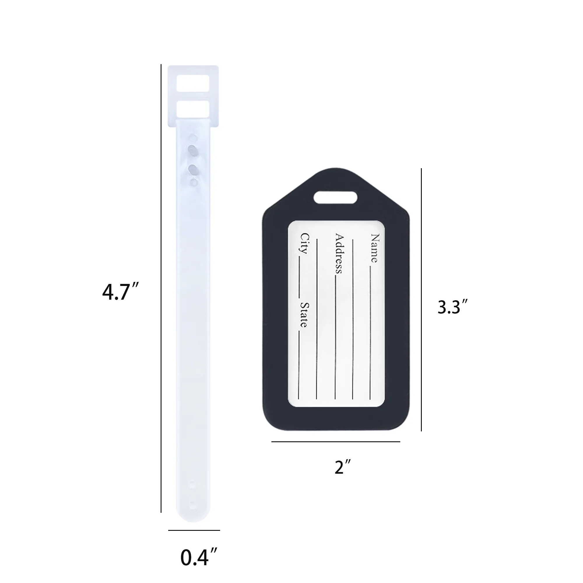 Plastic Luggage Tag Cover 2