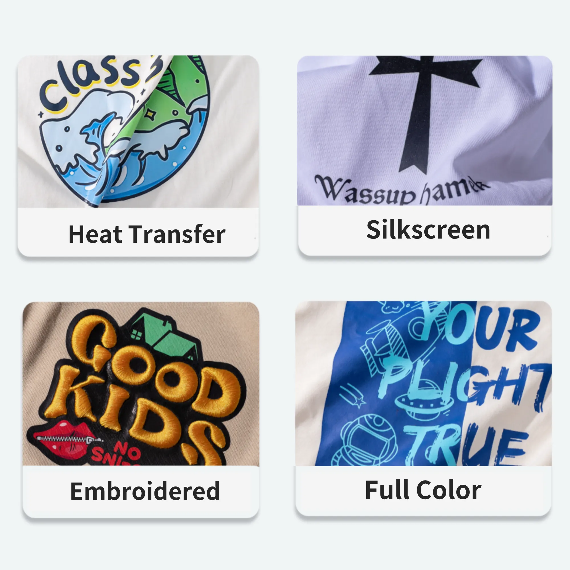 Casual Round Neck Colorful Printed Tshirt 2