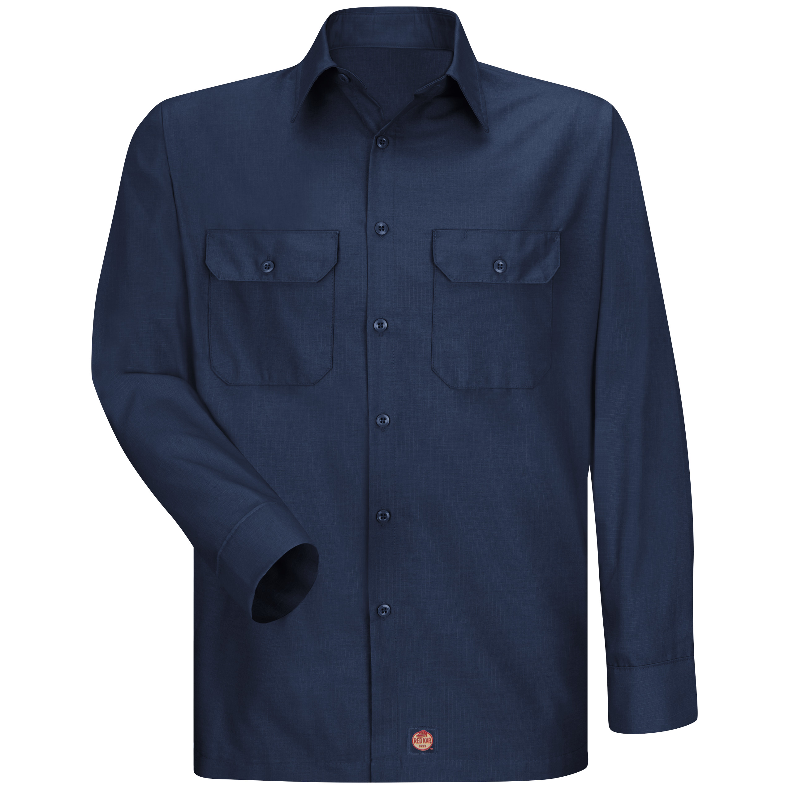 Red Kap® Men's Long Sleeve Solid Rip Stop Shirt 5