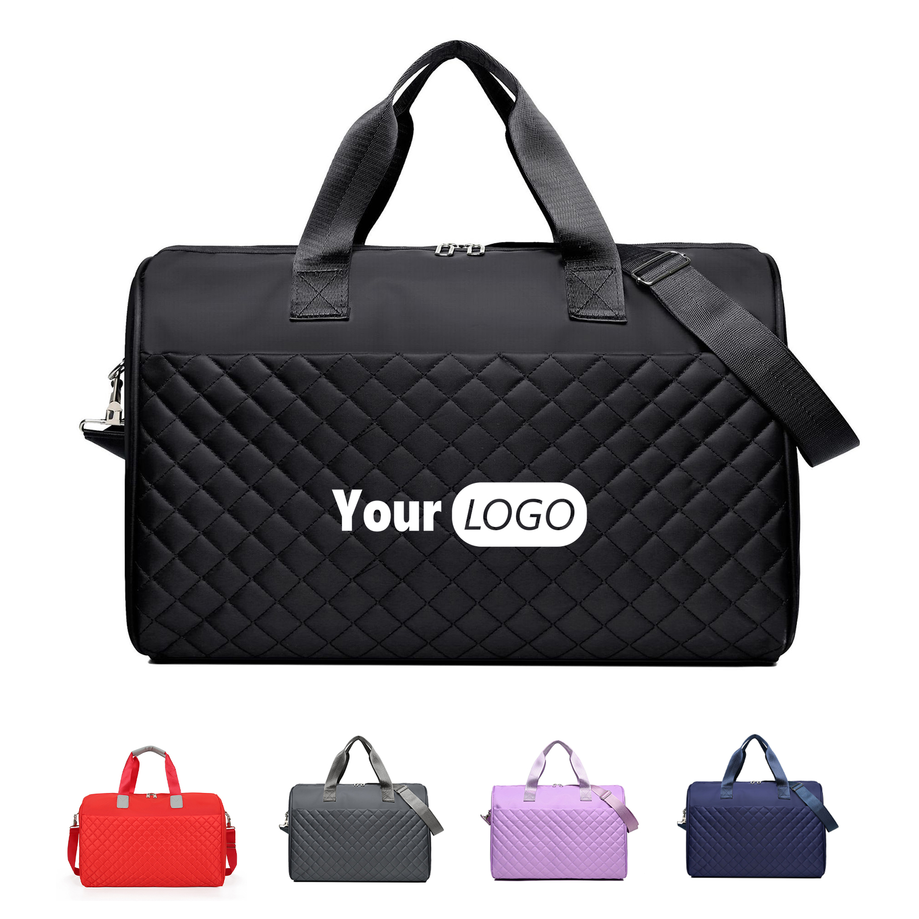 Oxford Duffel Bag with Wet Pocket for Women 2