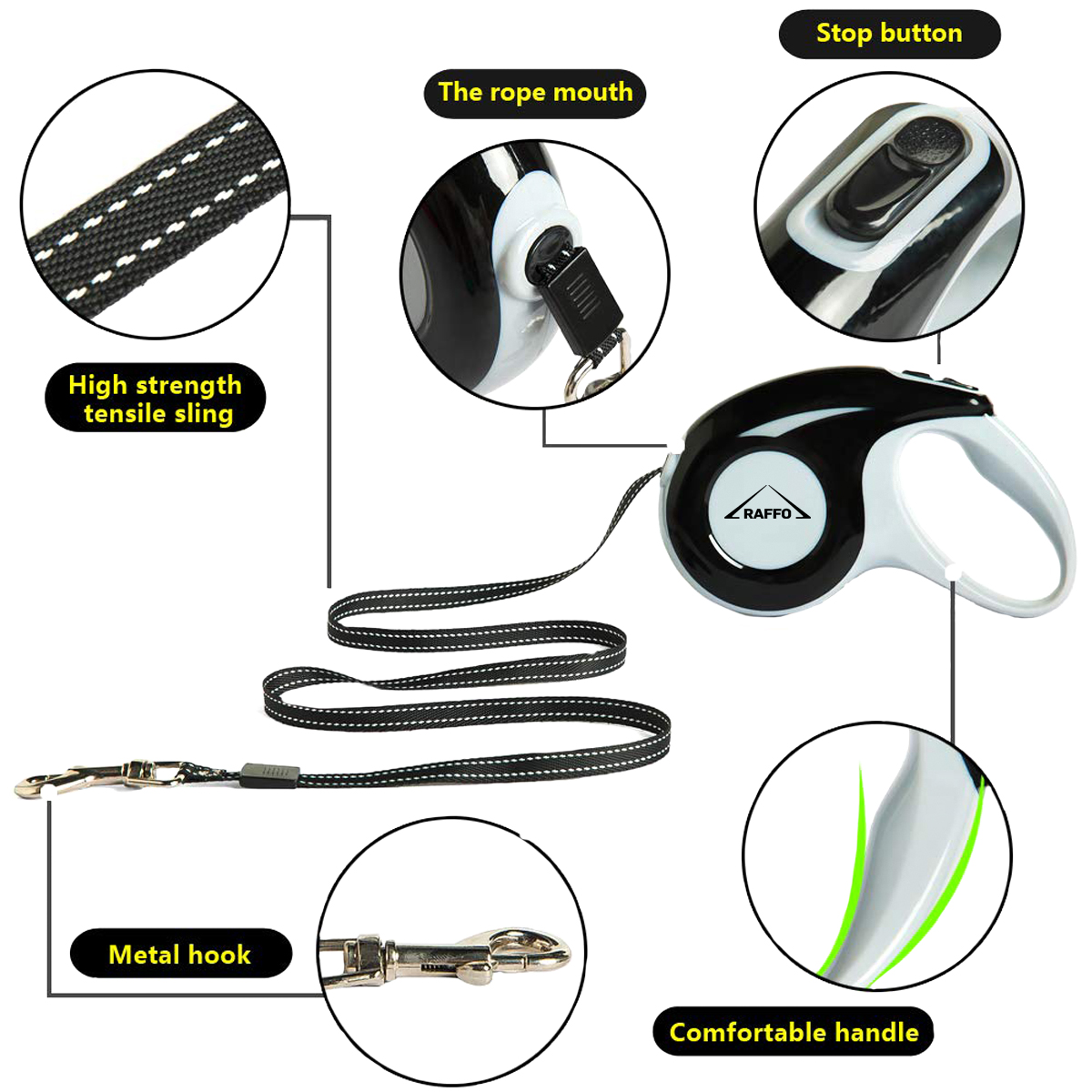 3 Meters Retractable Dog Leash 1