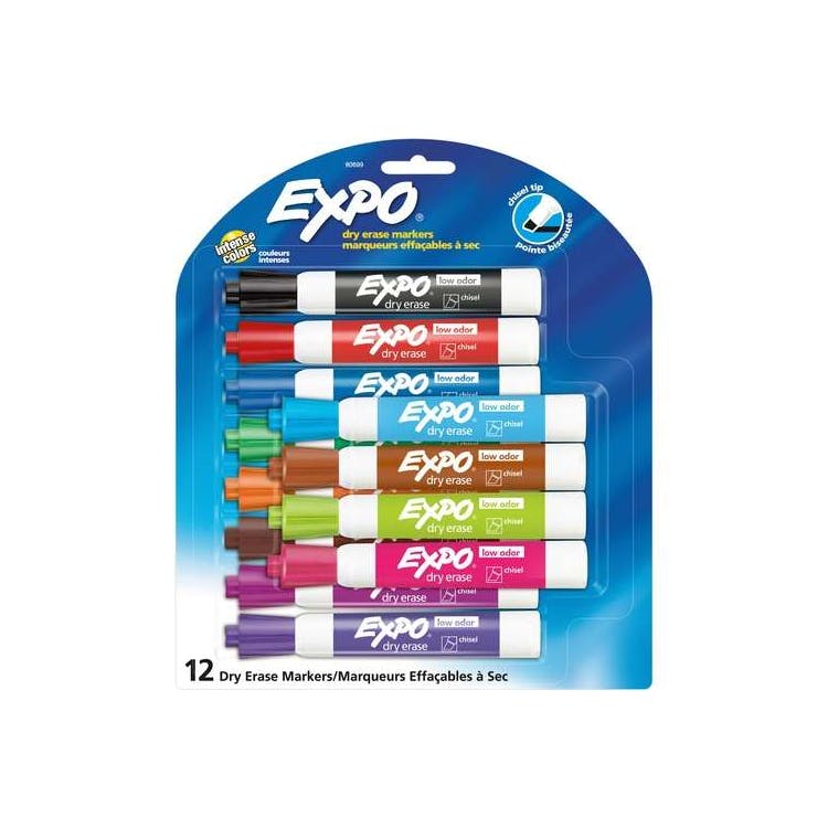Dry Erase Markers - Assorted 12 Pack 2