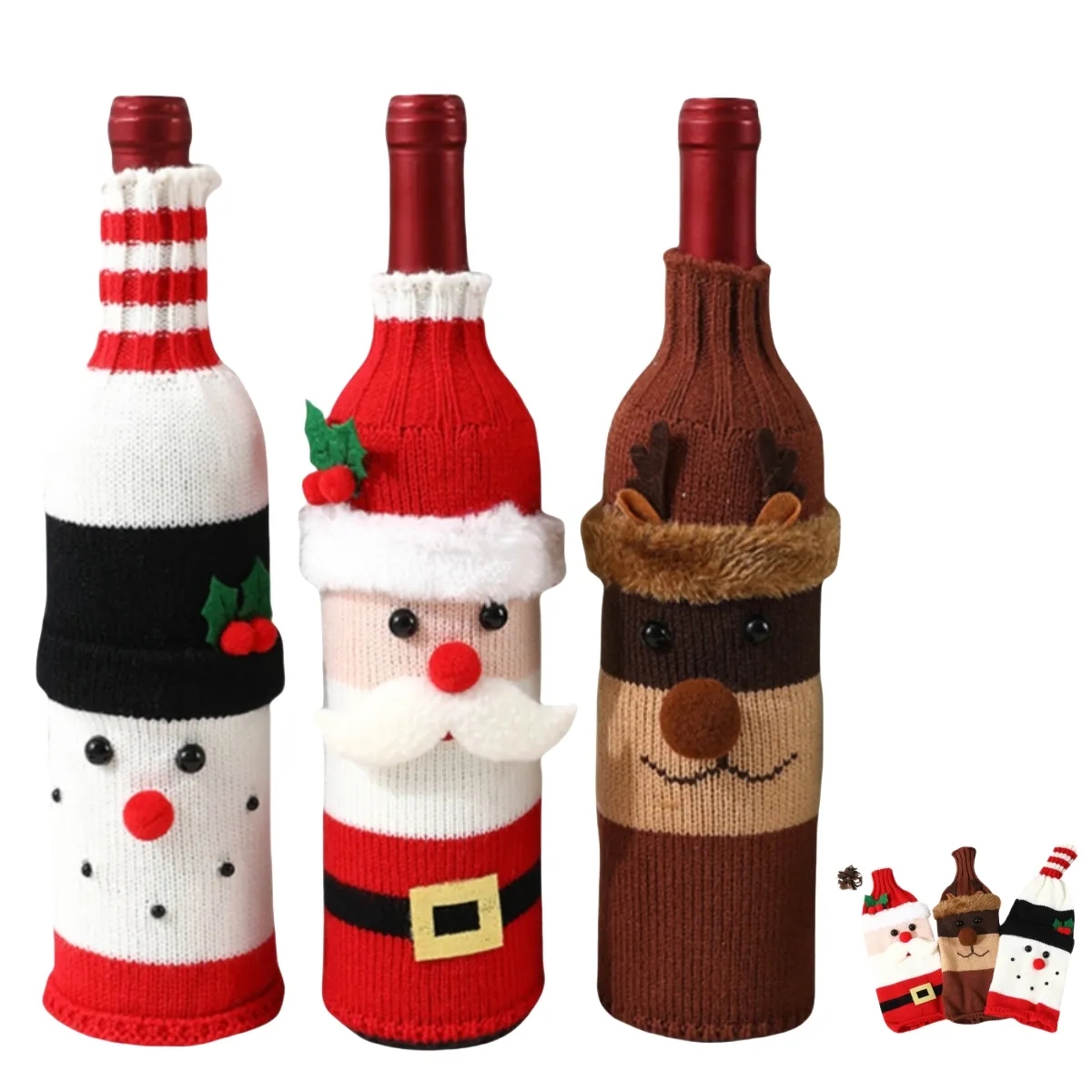 Noel Wine Gift Wrap 2