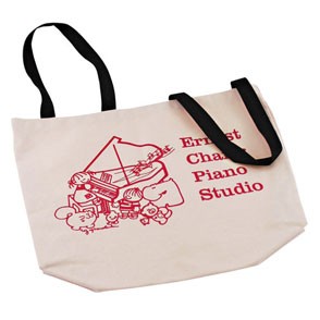 10 Oz. Natural Canvas Wheelchair Tote Bag 1