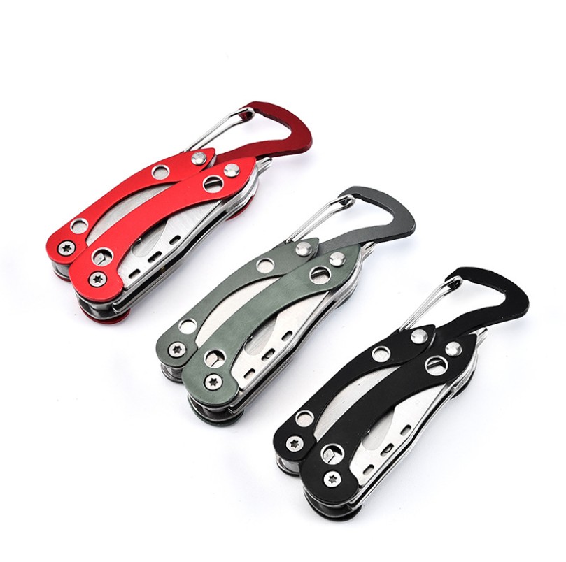 Multi-Tool Folding Pliers with Carabiner 9