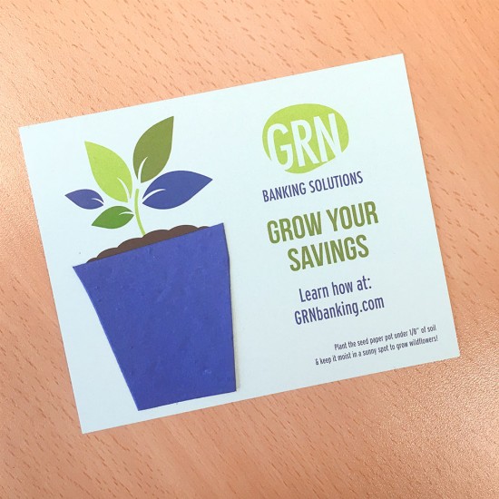 Plantable Pot Small Eco Panel Cards 5