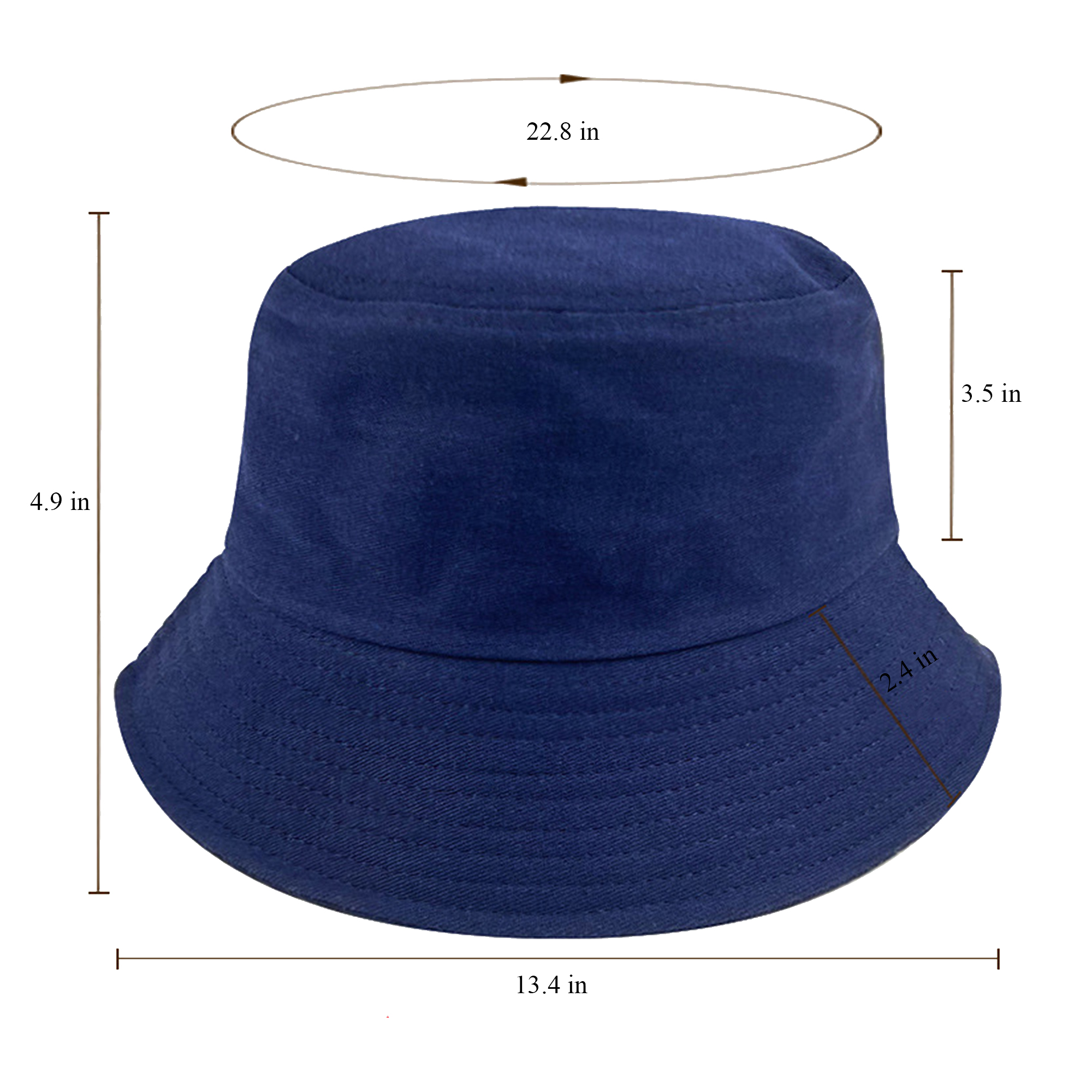 Pure Cotton Fisherman's Cap for Sun Protection 9