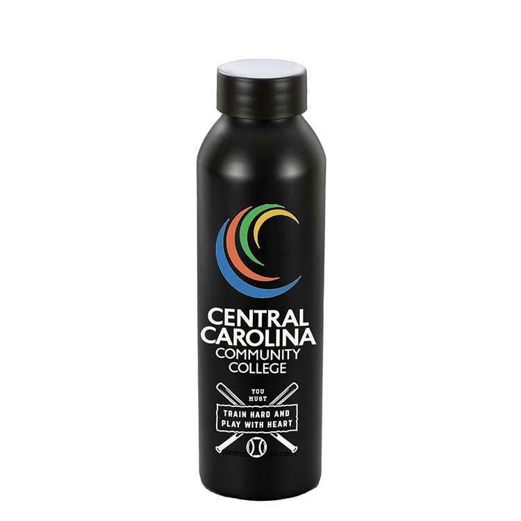 "STREAMLINER" 22 OZ Recycled Aluminum Bottle With Screw-On Lid 1