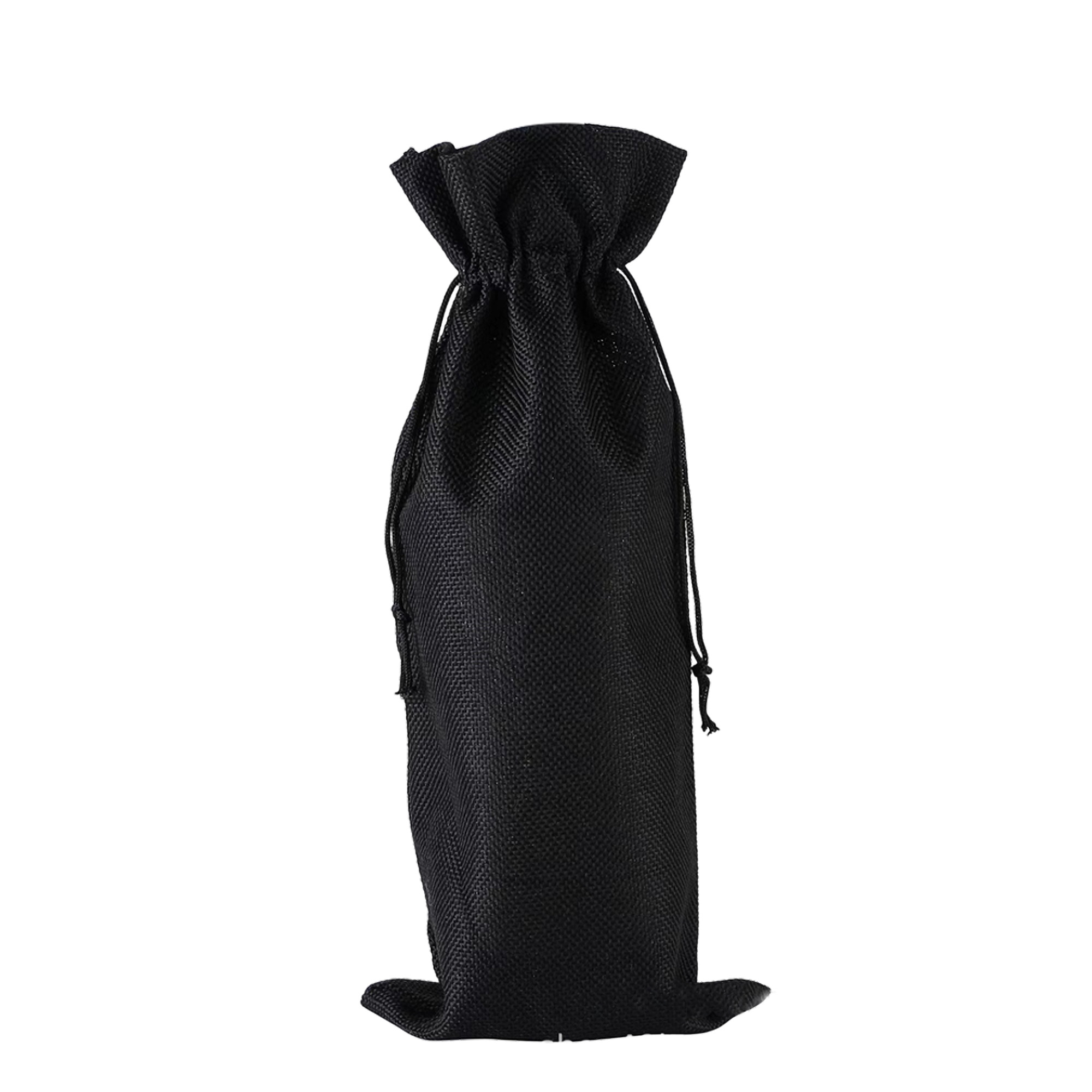 Wine Burlap Drawstring Bag Gift Tote Storage Sackcloth 4