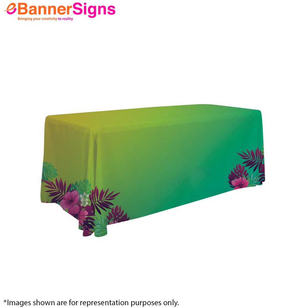 Premium Full Color Table Covers (4-Sided Closed Back) 2