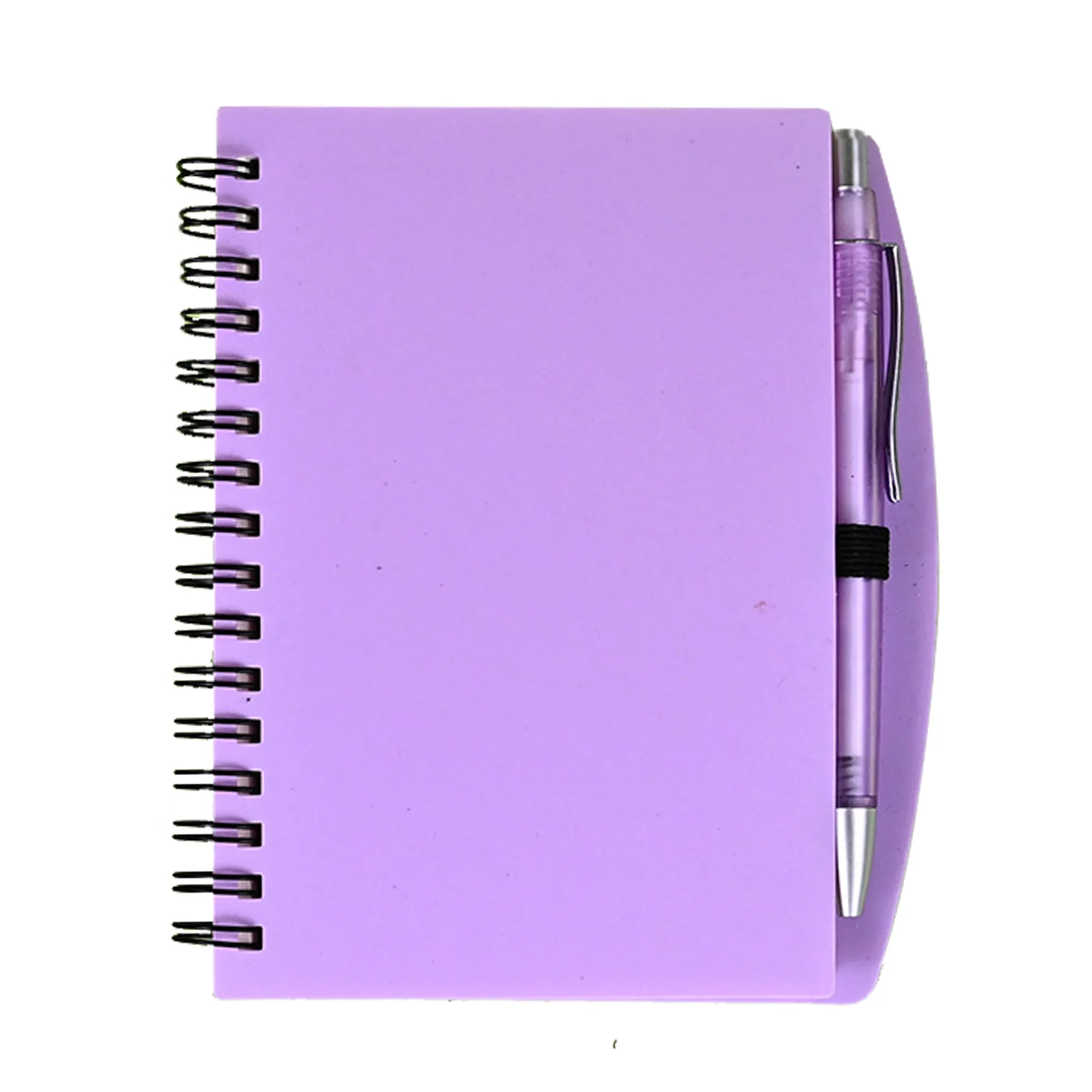 A5 Spiral Notebook with Pen Colorful Soft Cover Lined Loos 4