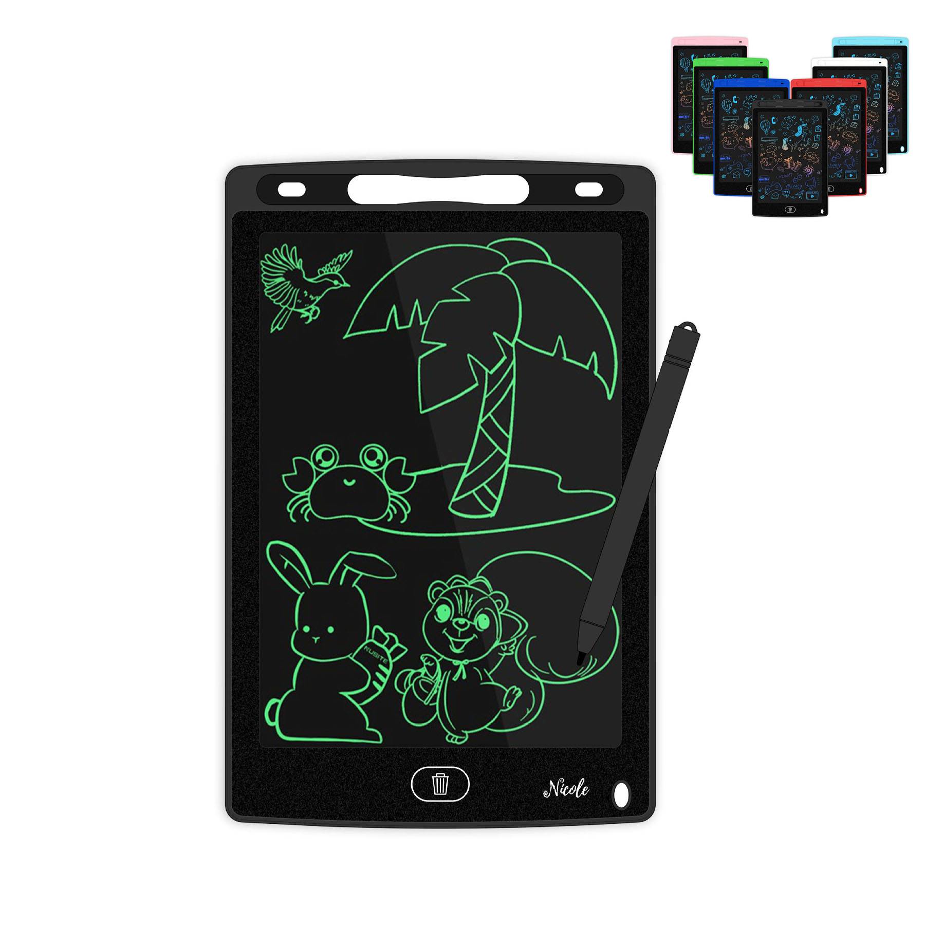 Plastic Colorful Drawing Tablet Writing Pad 2