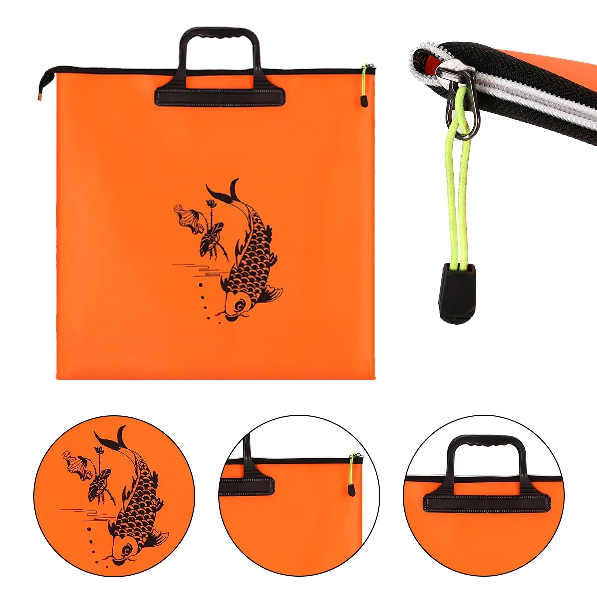 EVA Fishing Gear Storage Bag With Zipper And Handle 4