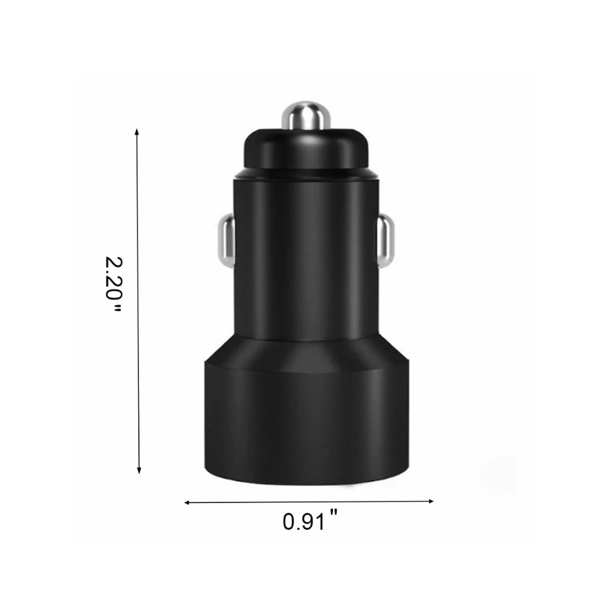 Mini Dual Ports Wide Compatibility Quick Charge Car Charger 2
