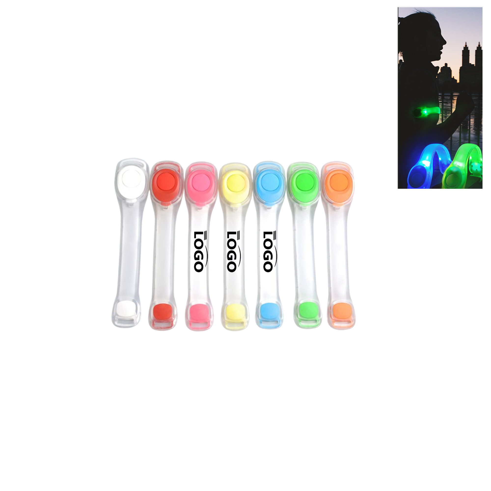 LED Light Up Armband With Your Logo 4