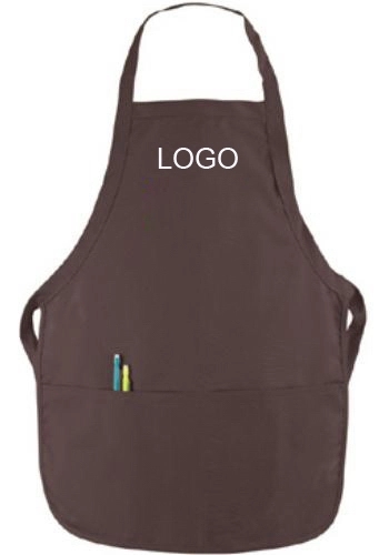 Cotton Kids bib apron with 2 pockets 8
