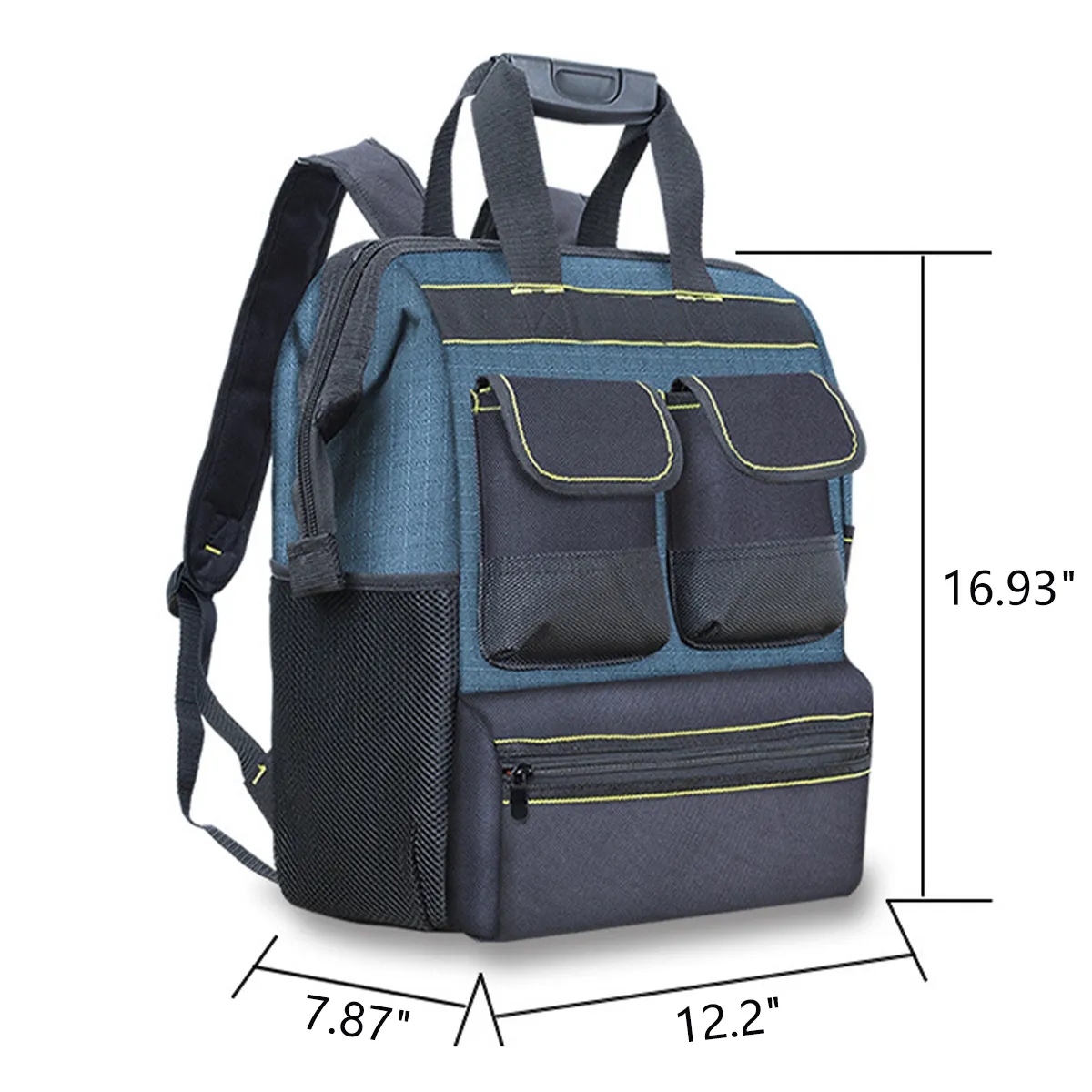 Multifunction Hardware Backpack Wear-Resistant Tool Bag Box 6