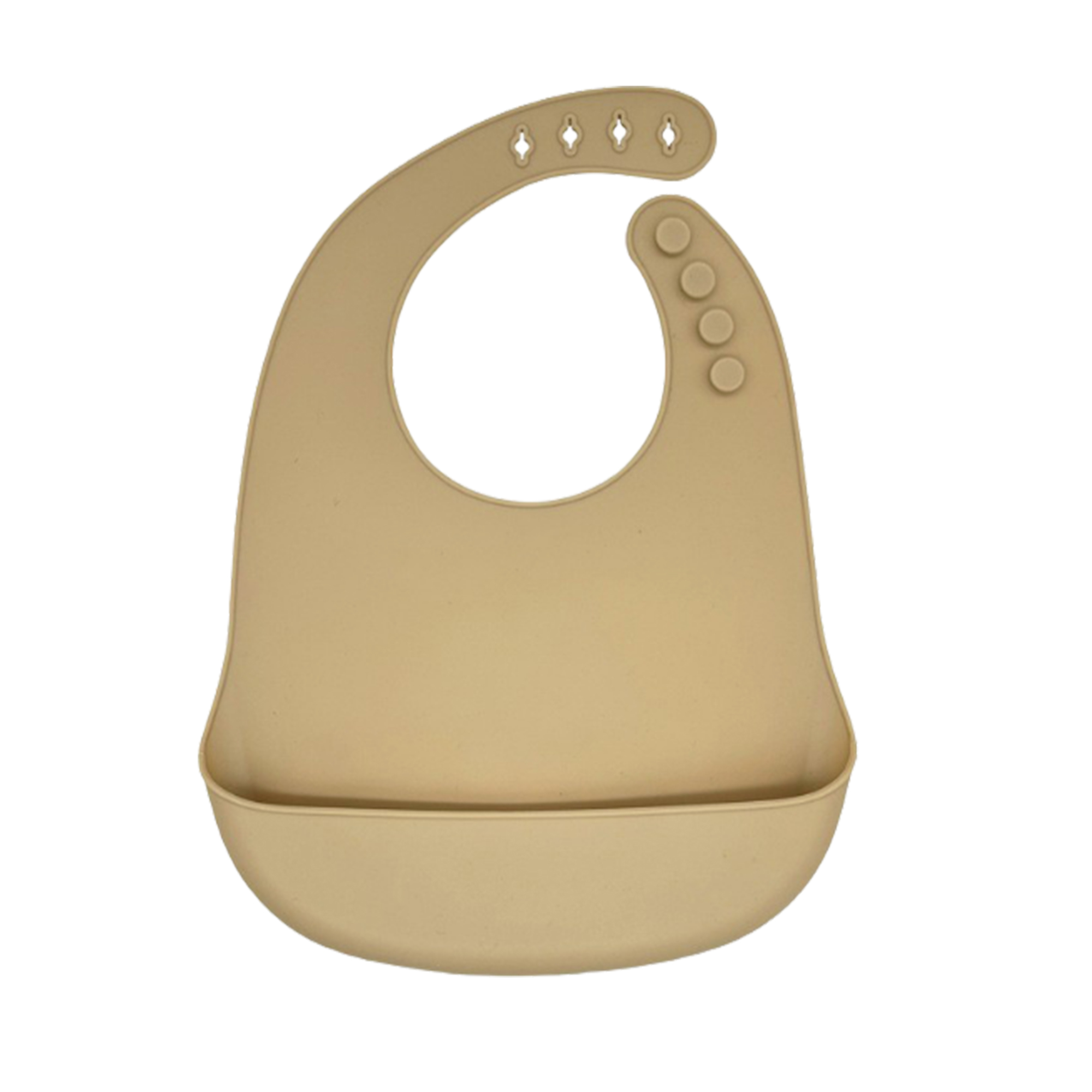 MOQ 50 PCS Safe Adjustable Silicone Toddler Feeding Bib 3