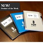 FSC® Recycled 5" x 7" Star Spiral Notebook with Pe 78