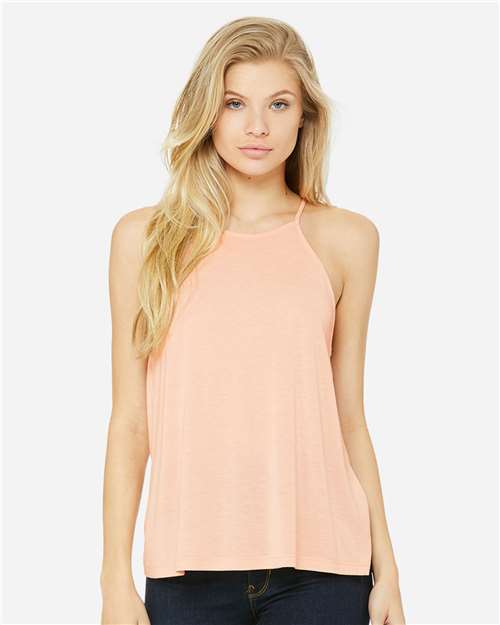 Women's Flowy High-Neck Tank - 8809 3