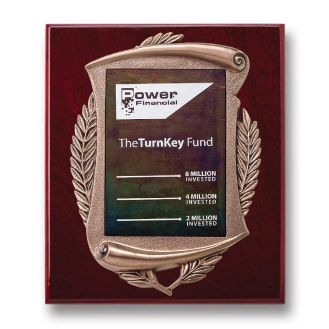 Laurel Wreath Plaque 4