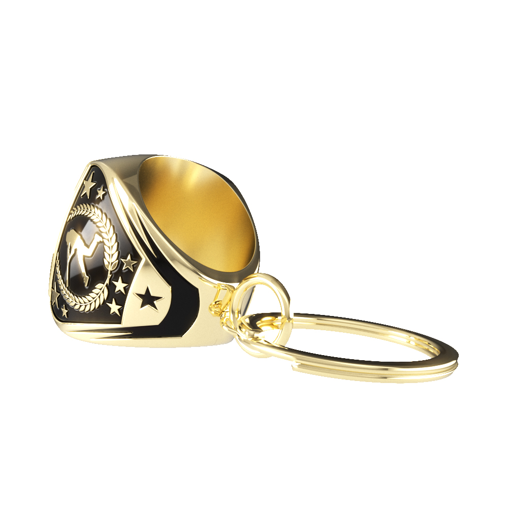 Epic Keychain Ring w/ Stock Bezel & Stock Side Inserts 5