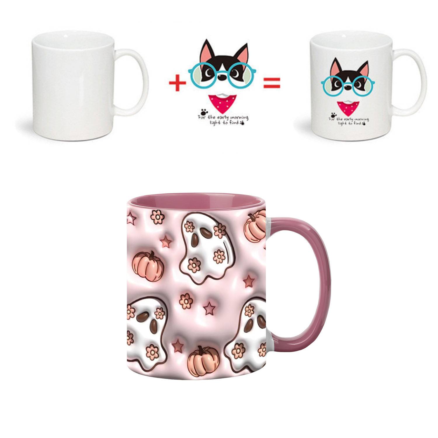 Full Color Printed Custom 2D Coffee Mug 1