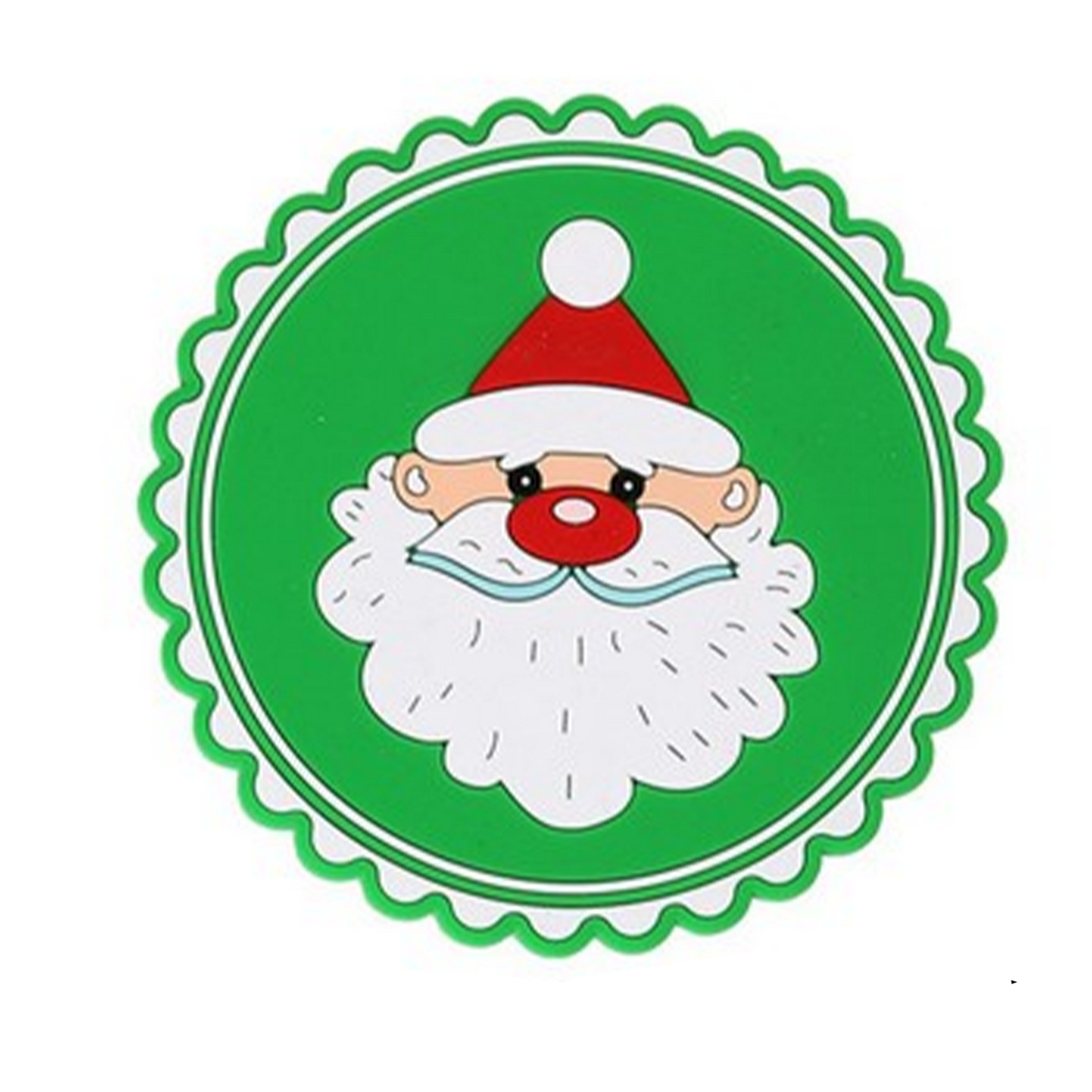 Christmas Rubber Heat Insulation Cup Coasters 5