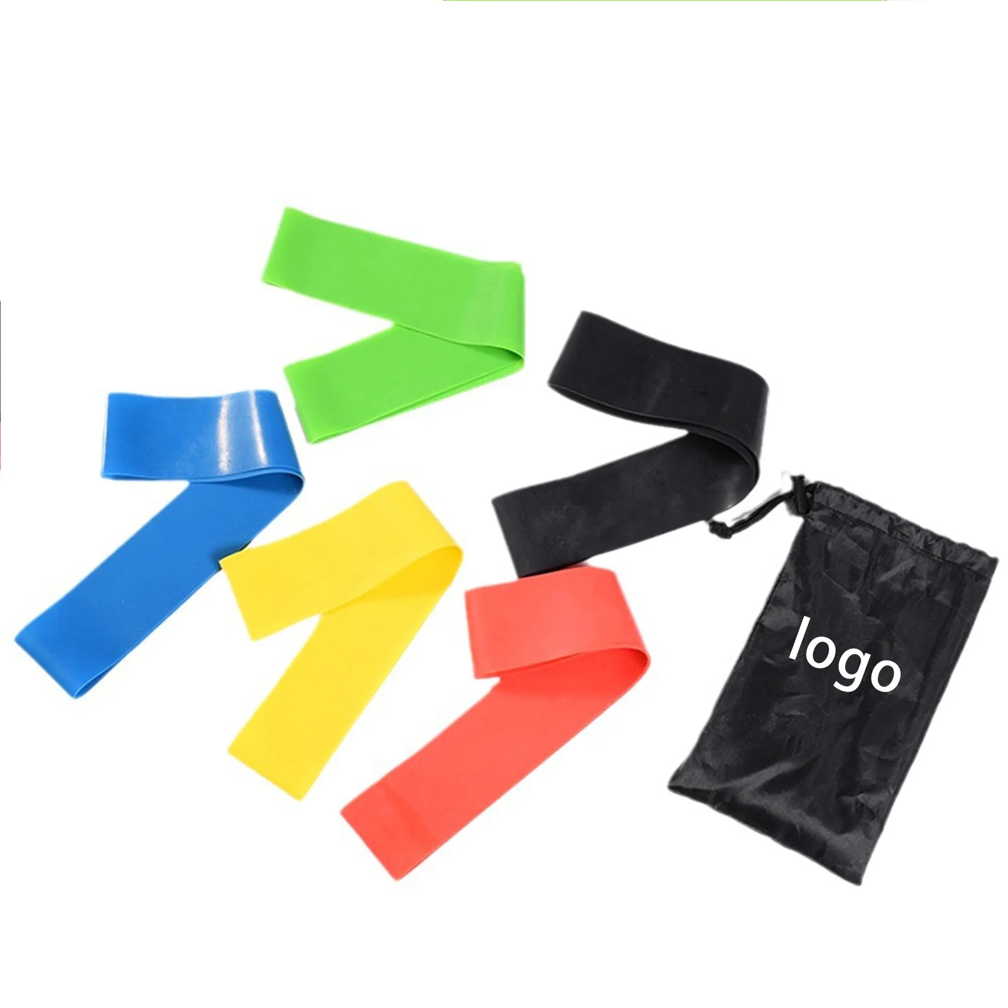 Set Of 5 Yoga Fitness Resistance Bands 2