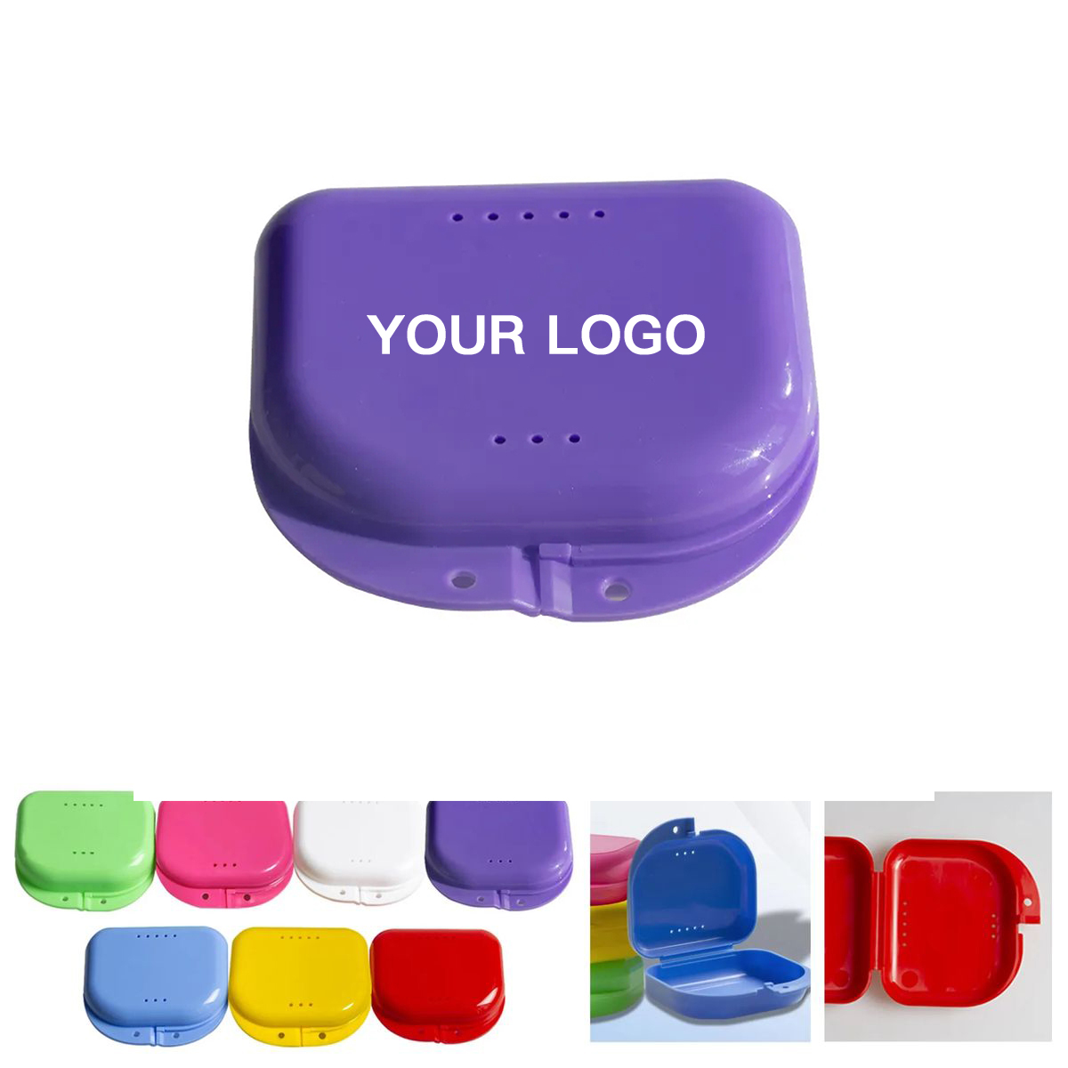 Dental Retainer Case with Ventilation Holes 2