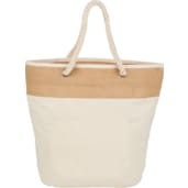 Jute Accent 12oz Cotton Canvas Rope Tote 11