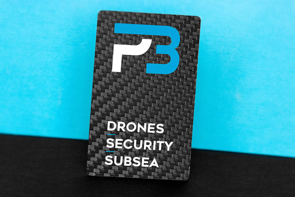 Carbon Fiber Business Cards, custom desk accessory with logo imprint 6