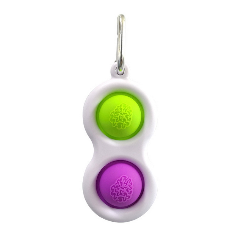 Push Pop Bubble Sensory Fidget Toy Keychain 2
