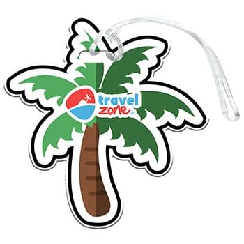 Palm Tree Luggage Tag 1