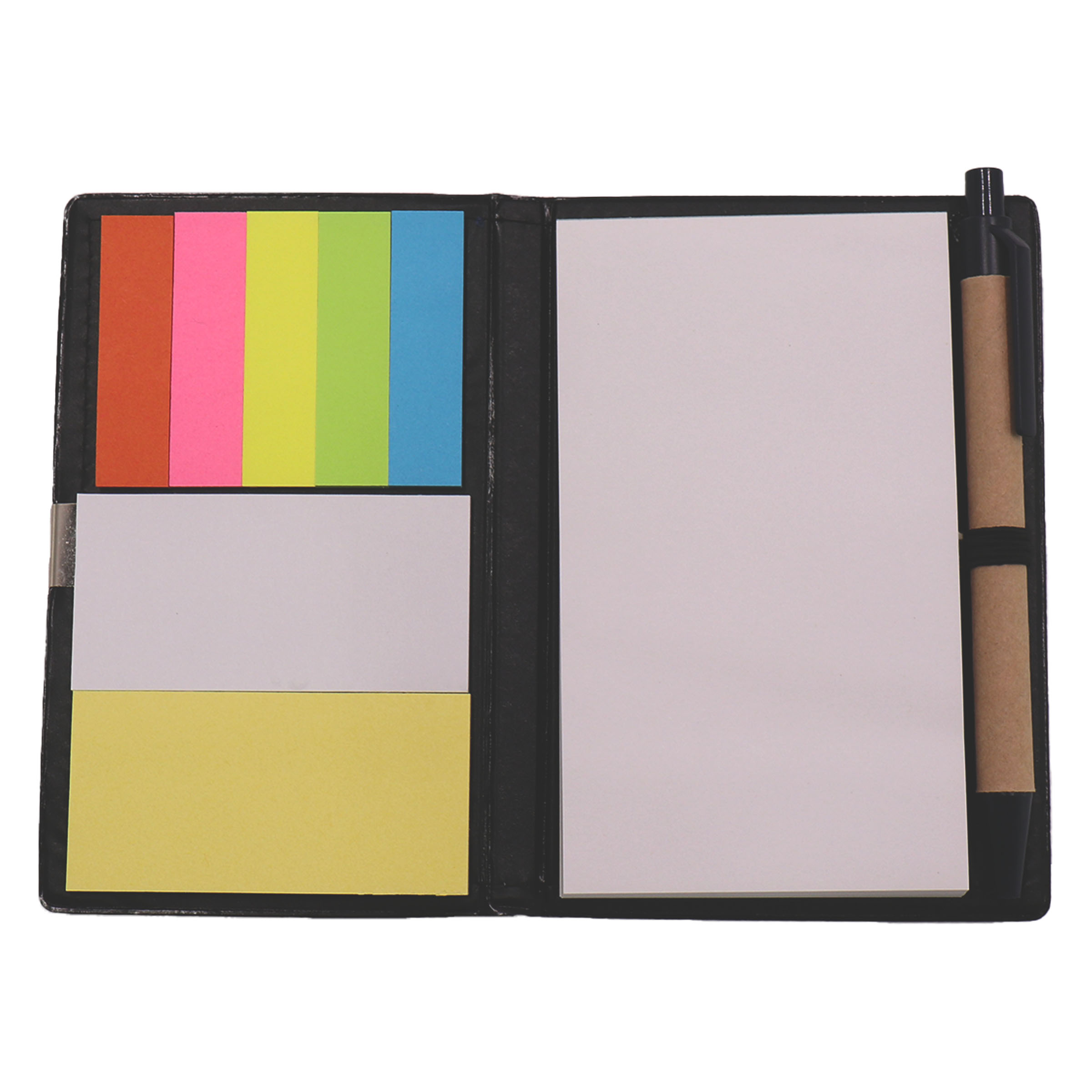 Notebook with Pen and Sticky Notes 1