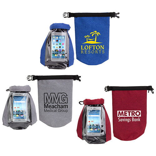 2-Liter Waterproof Gear Bag with Touch-Thru Phone Pocket 6