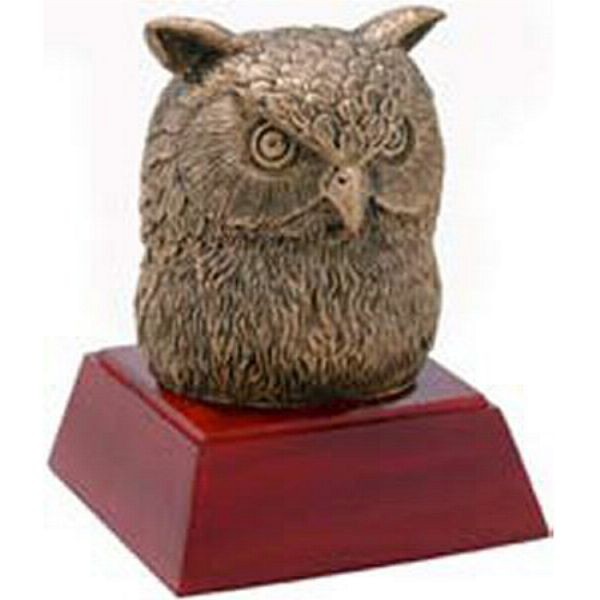 Owl Resin Sculpture 2