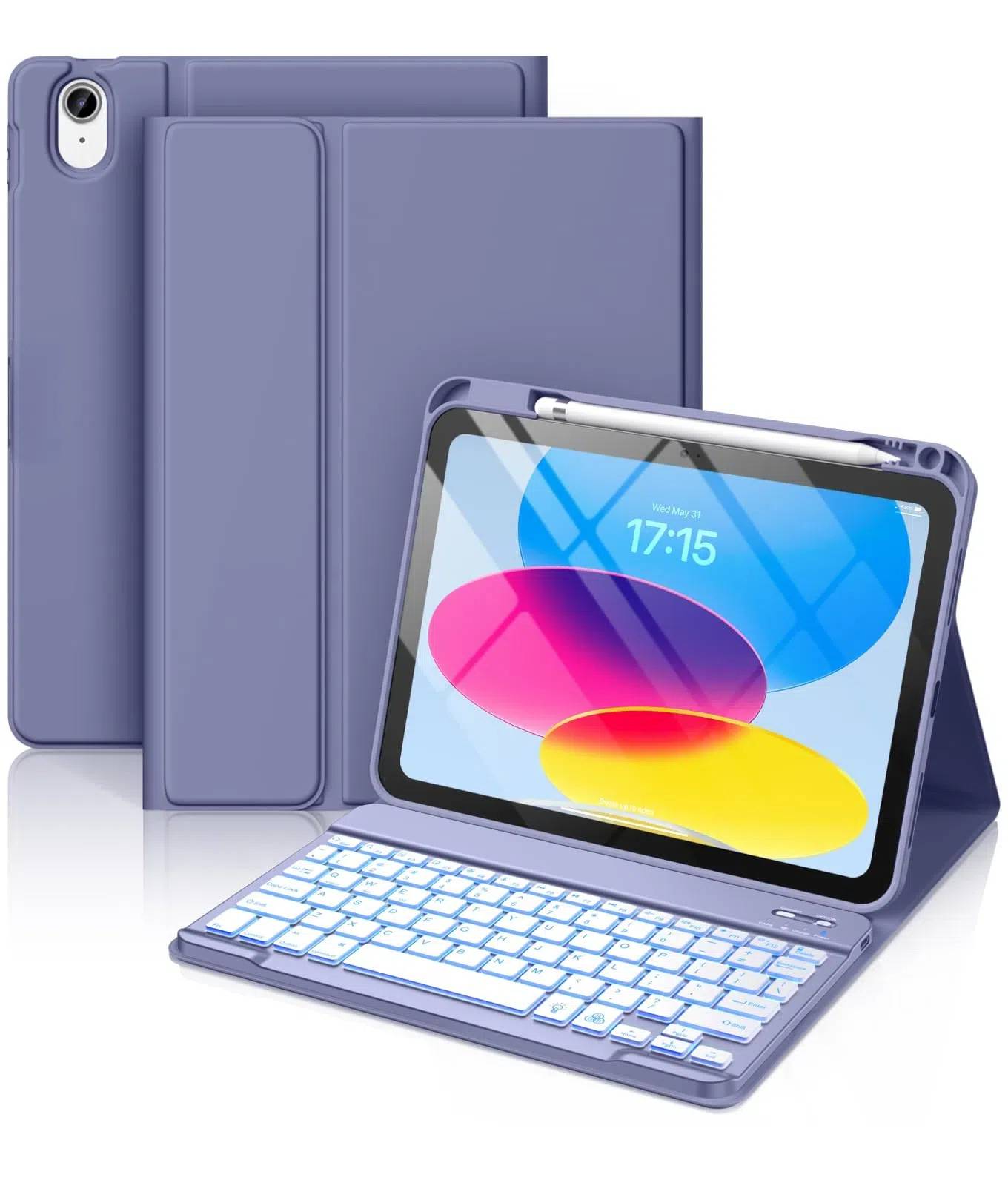 iPad Air 10.2-10.9/11 inch Pro wireless keyboard case 7