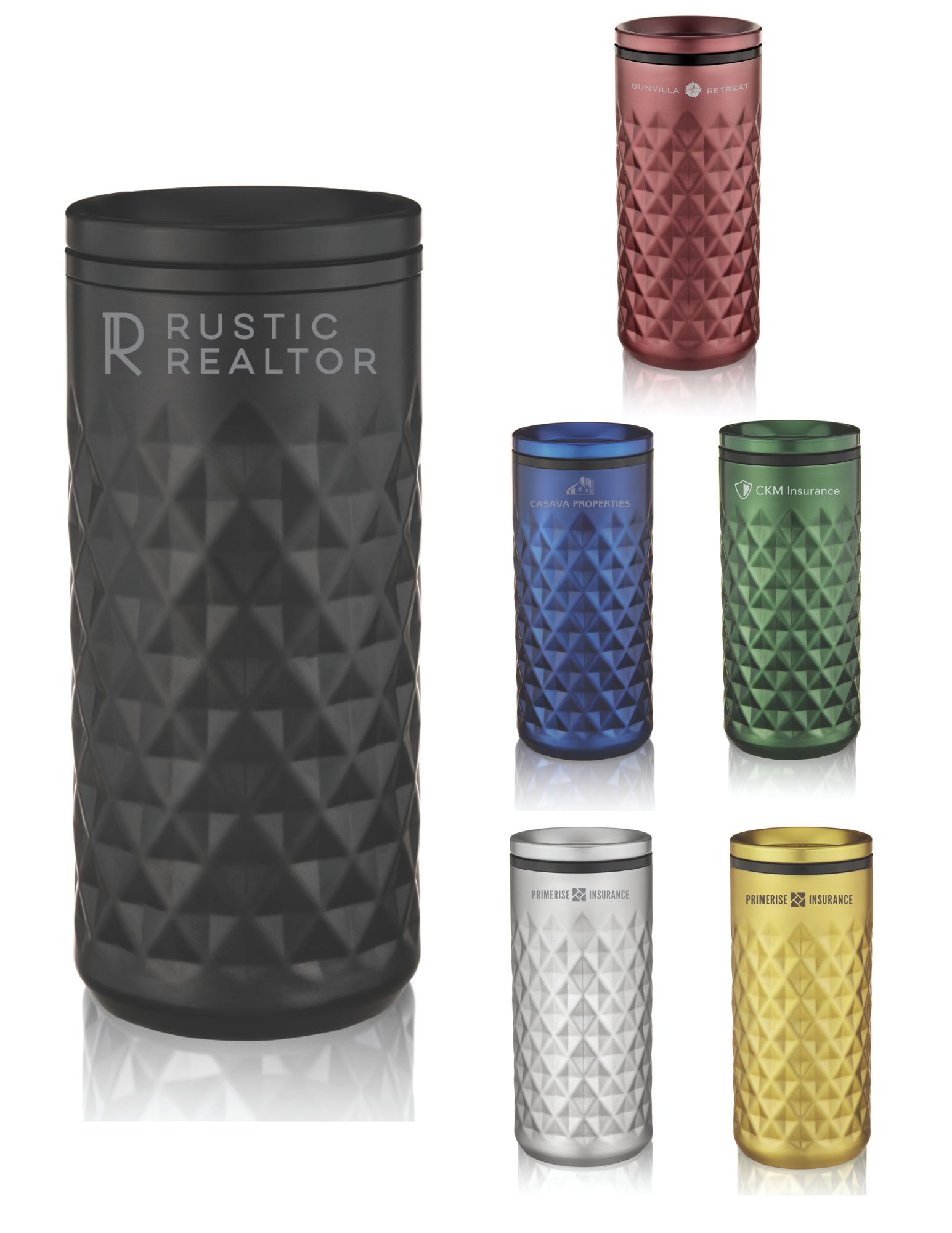 Viski® Paragon Stainless Steel Highball Tumbler 1