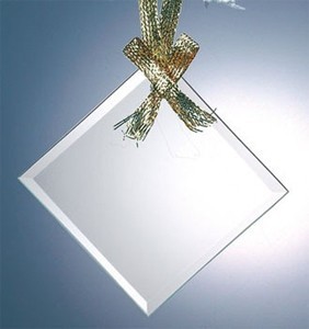 Jade Glass Square/ Diamond Ornament 2