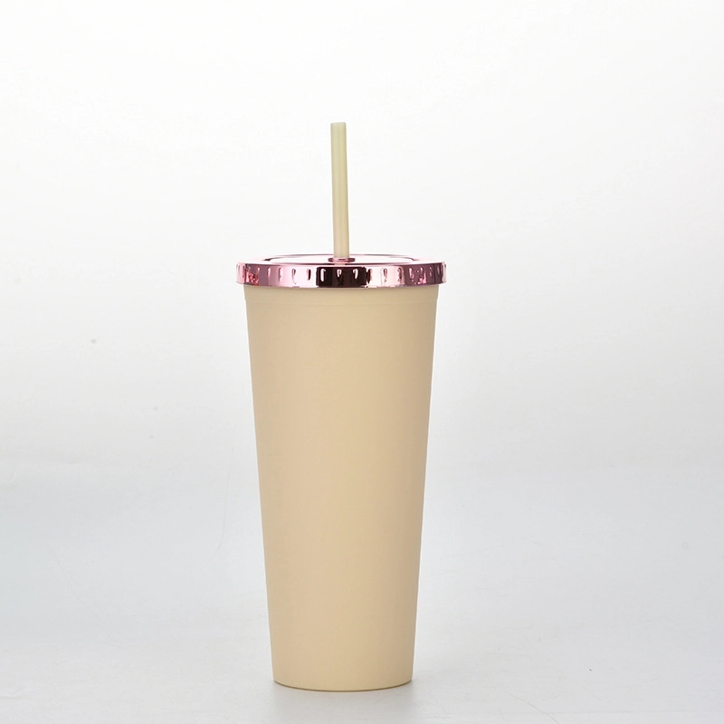 Custom 24 oz AS Plastic Material Tumbler With Straw 2