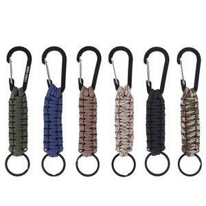Durable Handmade Paracord Emergency Rope With Carabiner 4