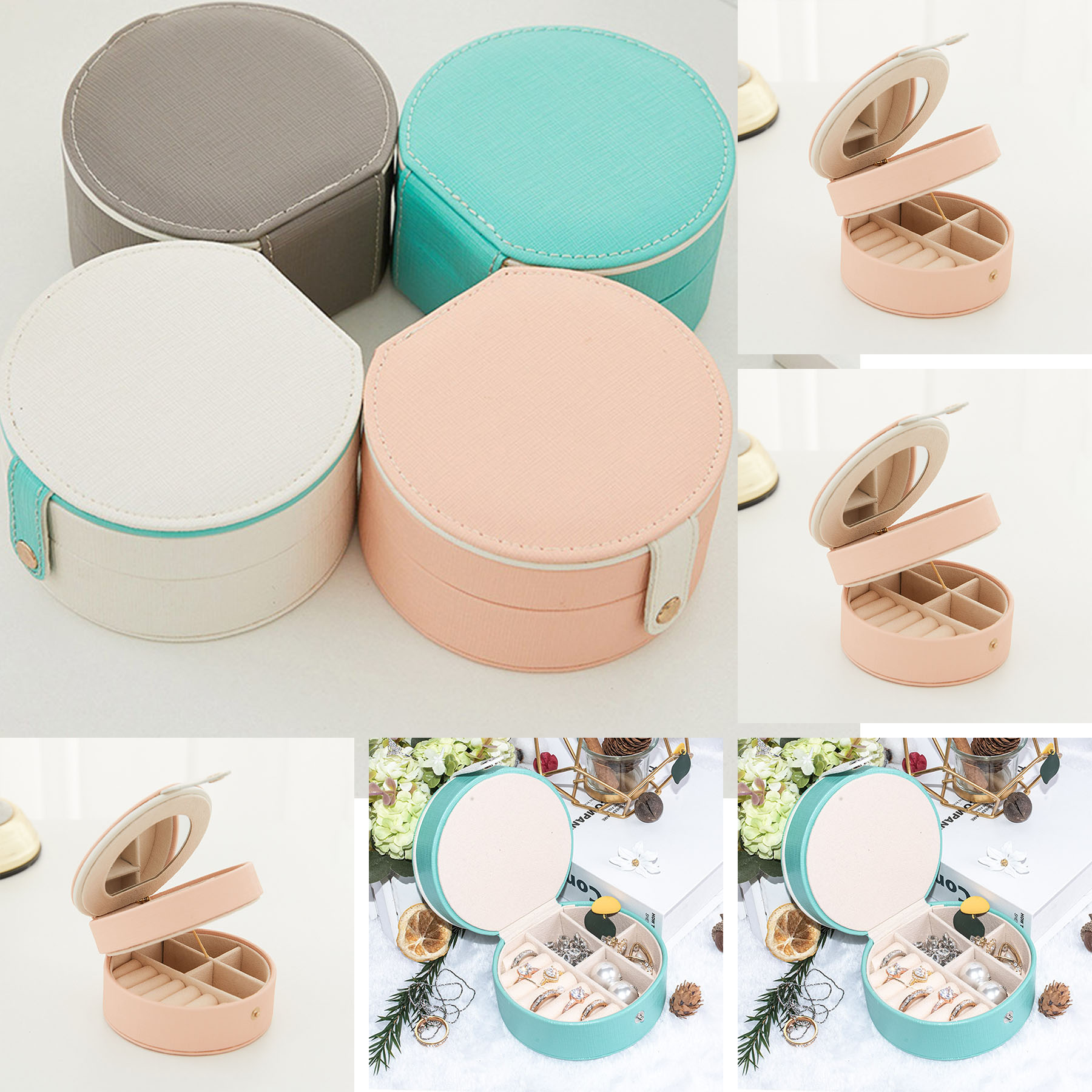 Large-Capacity Portable Jewelry Box