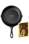 Lodge® 8" Cast Iron/Skillet Full Cookbook Gift Set 2