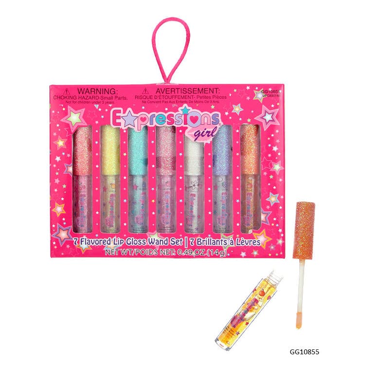 Lip Gloss Wand Sets - Glitter 7-Pack 2